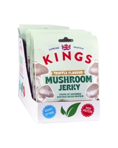 Kings Truffle Flavour Mushroom Jerky Box of 16 x 25g