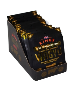 Kings Wagyu Biltong - Gold Standard - Box of 12 x 25 g
