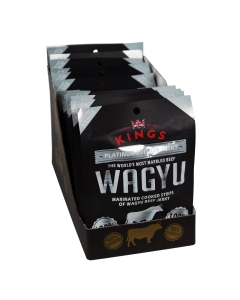 Kings Wagyu Jerky - Platinum Edition - Box of 12 x 25 g
