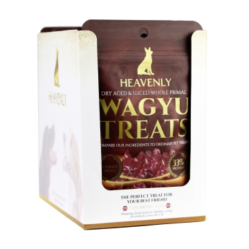 Heavenly - Wagyu Treats - Complementary Pet Food for Dogs - Box of 12 x 25 g Packs