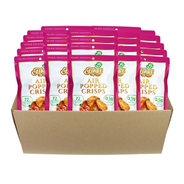 Hi Fibre - Air Popped Crisps - Prawn Cocktail - 24 x 22 g