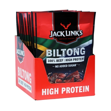 Jack Link's Beef Biltong - Original Flavour - Box of 12 x 20 g