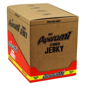 Peperami Hot Tender Jerky Box of 10 x 70g Packs