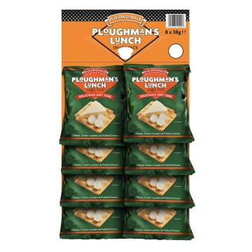 Pub Original - Ploughman's Lunch Snack Packs - Pub Card of 8 x 38 g Packs