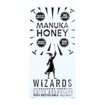 Wizards Magic Enchanted Forest Manuka Honey White Chocolate  55g Bar