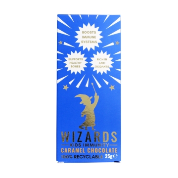 Wizards Magic Kids Immunity Caramel Chocolate  55g Bar