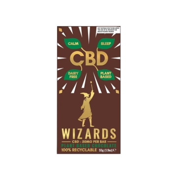 Wizards CBD Plant Based Chocolate 55g Bar