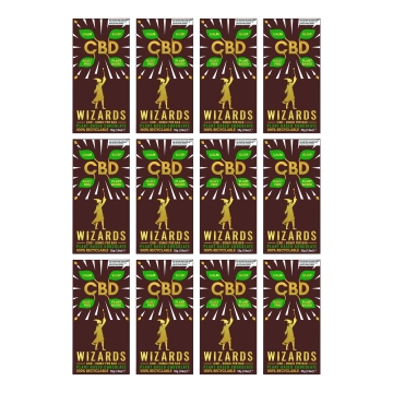 Wizards CBD Plant Based Chocolate Box of 12 x 55g Bars