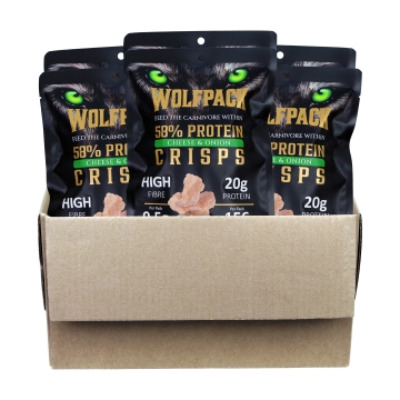 Wolfpack - Cheese & Onion - Box of 6 x 35 g
