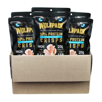 Wolfpack - Salt & Vinegar - Box of 6 x 35 g