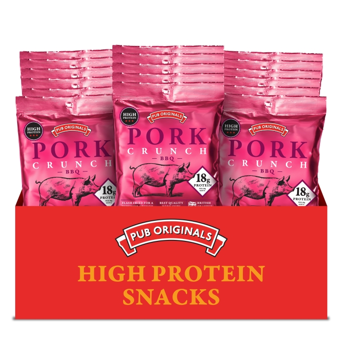 Pub Original - Pork Crunch - BBQ - Box of 18 x 30 g