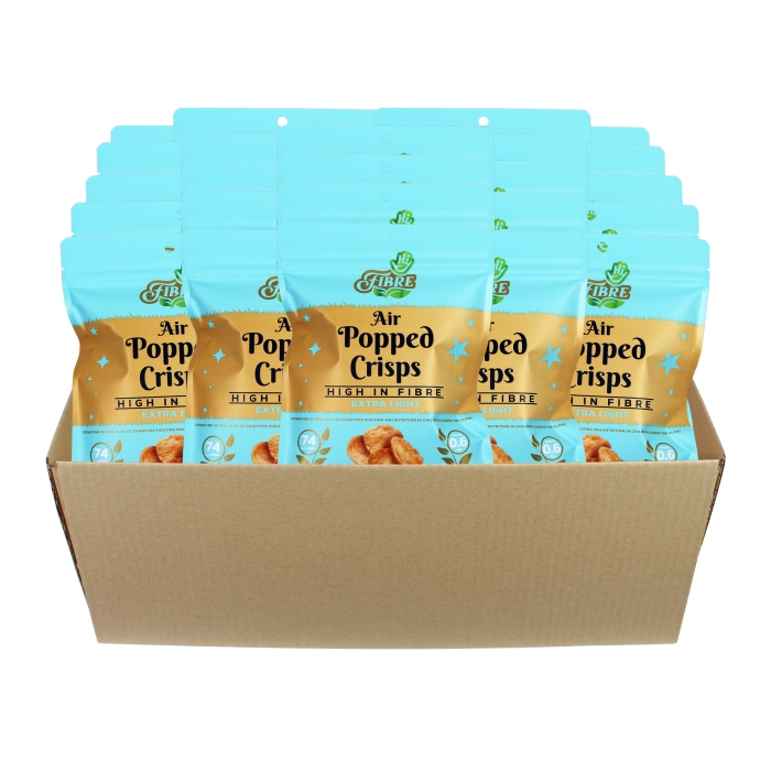Hi Fibre - Air Popped Crisps - Extra Light - 24 x 22 g