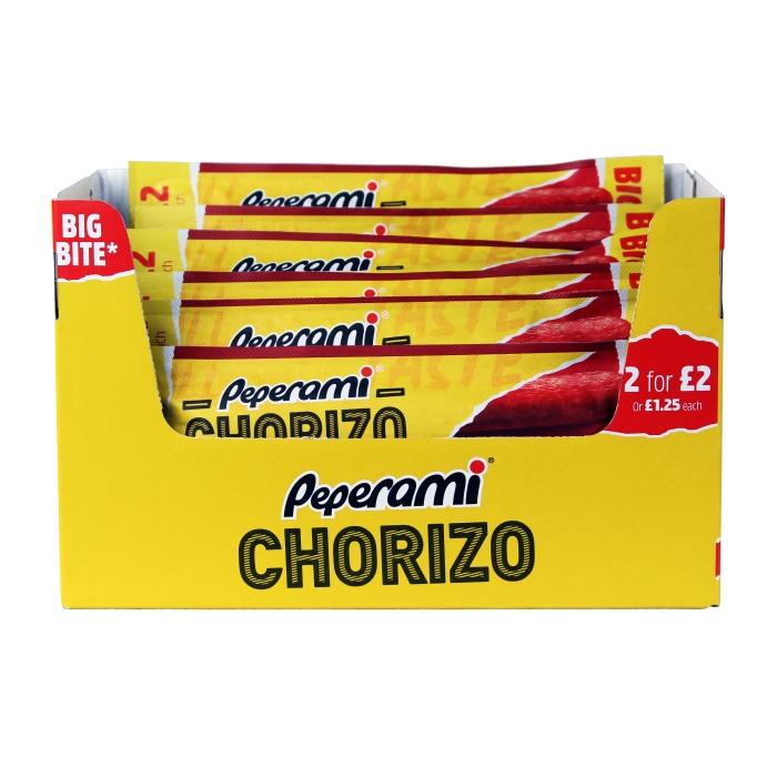Peperami Big Bites - Chorizo - Box of 20 x 26 g