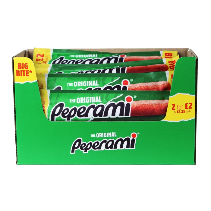 Peperami Big Bites - Original Flavour - Box of 20 x 28 g