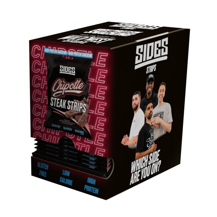 Sides - Chipotle Flavour Steak Strips - Box of 9 x 35 g
