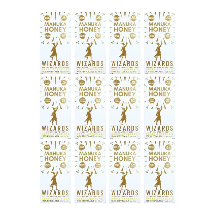 Wizards Magic Enchanted Forest Manuka Honey Chocolate  Box of 55g Bars
