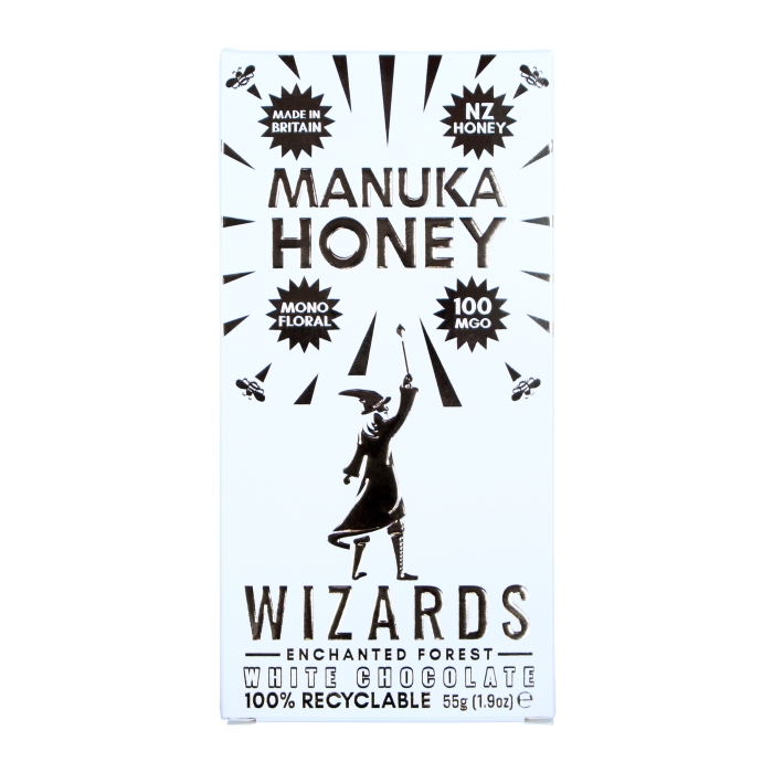 Wizards Magic Enchanted Forest Manuka Honey White Chocolate  55g Bar