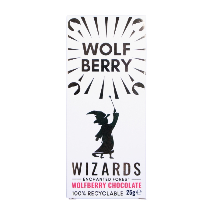 Wizards Magic Kids Enchanted Forest Wolfberry Chocolate  25g Bar