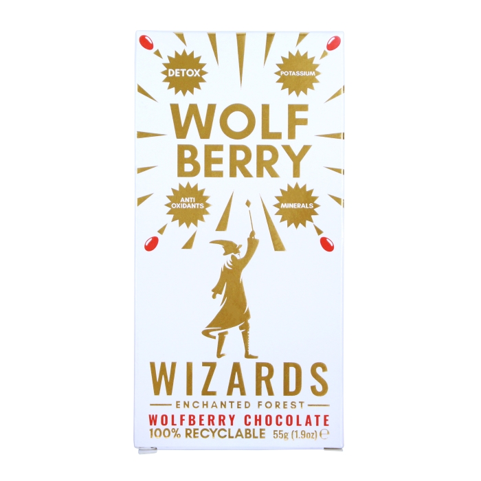 Wizards Magic Enchanted Forest Wolfberry Chocolate  55g Bar