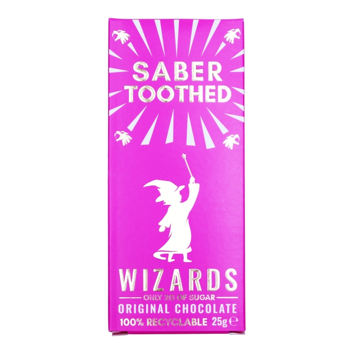 Wizards Magic Kids Saber Toothed Original Chocolate  25g Bar