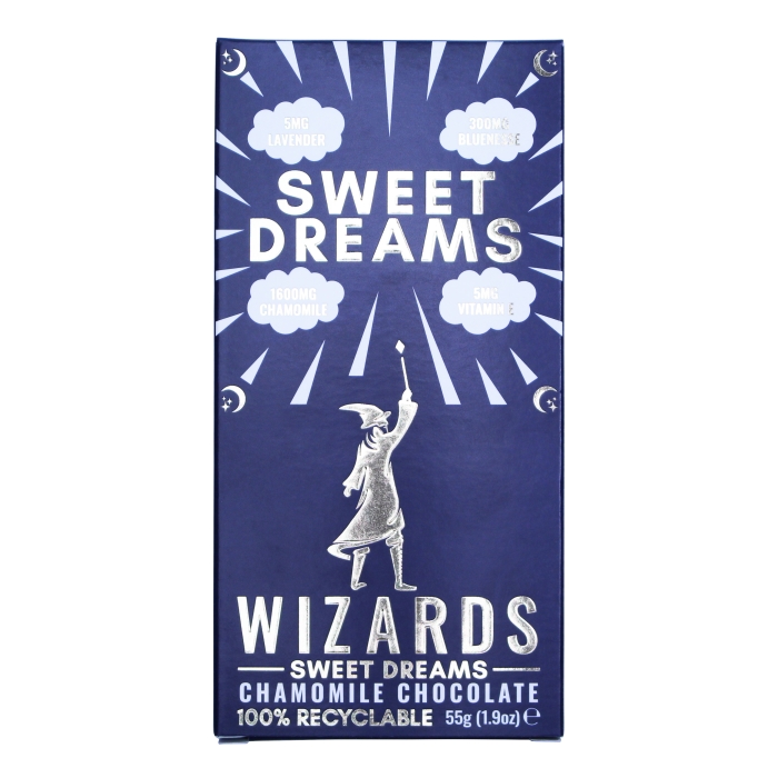 Wizards Sweet Dreams Chamomile Chocolate  55g Bars