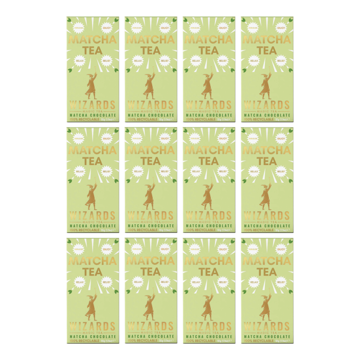 Wizards Magic Beans Match Tea Chocolate  Box of 12 x 55g Bars
